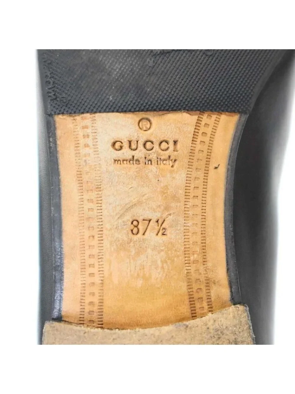 Gucci Jordan Horsebit Loafers Black 37 1 2 - Picture 6 of 7